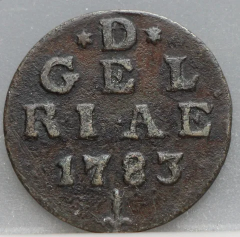Duit 1783 Gelderland