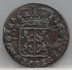 Duit 1783 Gelderland achterzijde