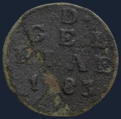 Duit 1783 Gelderland
