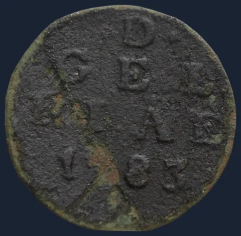 Duit 1783 Gelderland