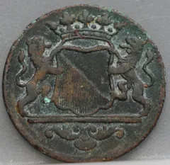 Duit 1783 Stad Utrecht achterzijde