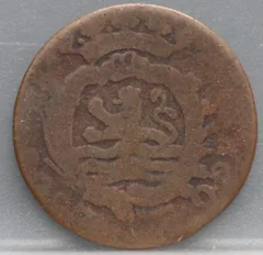 Duit 1783 Zeeland — Koper achterzijde