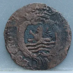Duit 1784 Zeeland — Koper achterzijde