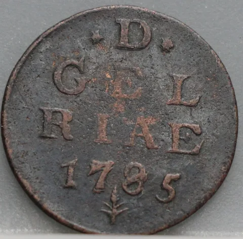 Duit 1785 Gelderland