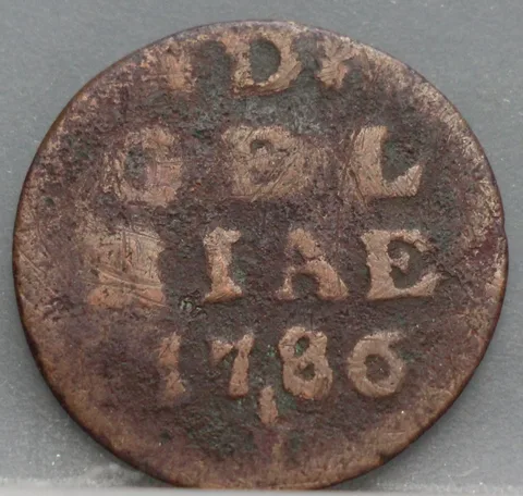 Duit 1786 Gelderland