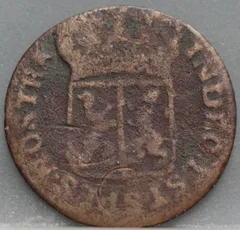 Duit 1786 Gelderland achterzijde