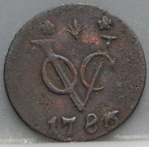 Duit 1786 Gelderland Koper
