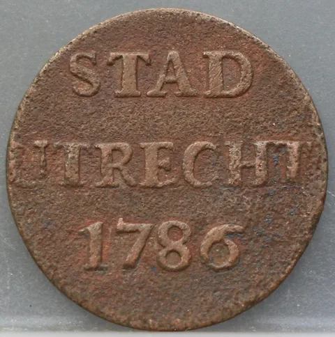 Duit 1786 Stad Utrecht