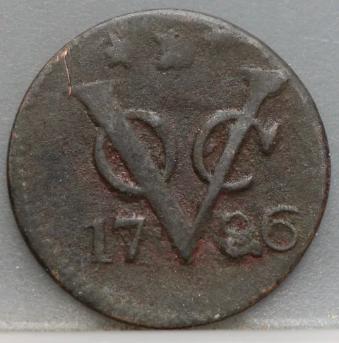 Duit 1786 Zeeland VOC