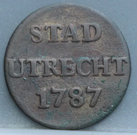 Duit 1787 Stad Utrecht