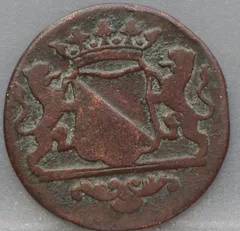 Duit 1787 Stad Utrecht achterzijde