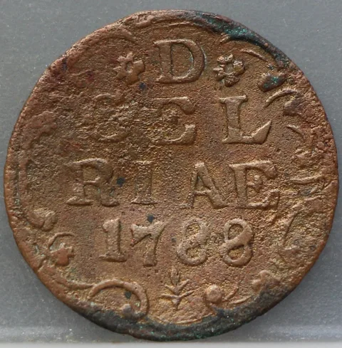 Duit 1788 Gelderland