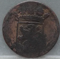 Duit 1788 Holland VOC — Koper achterzijde