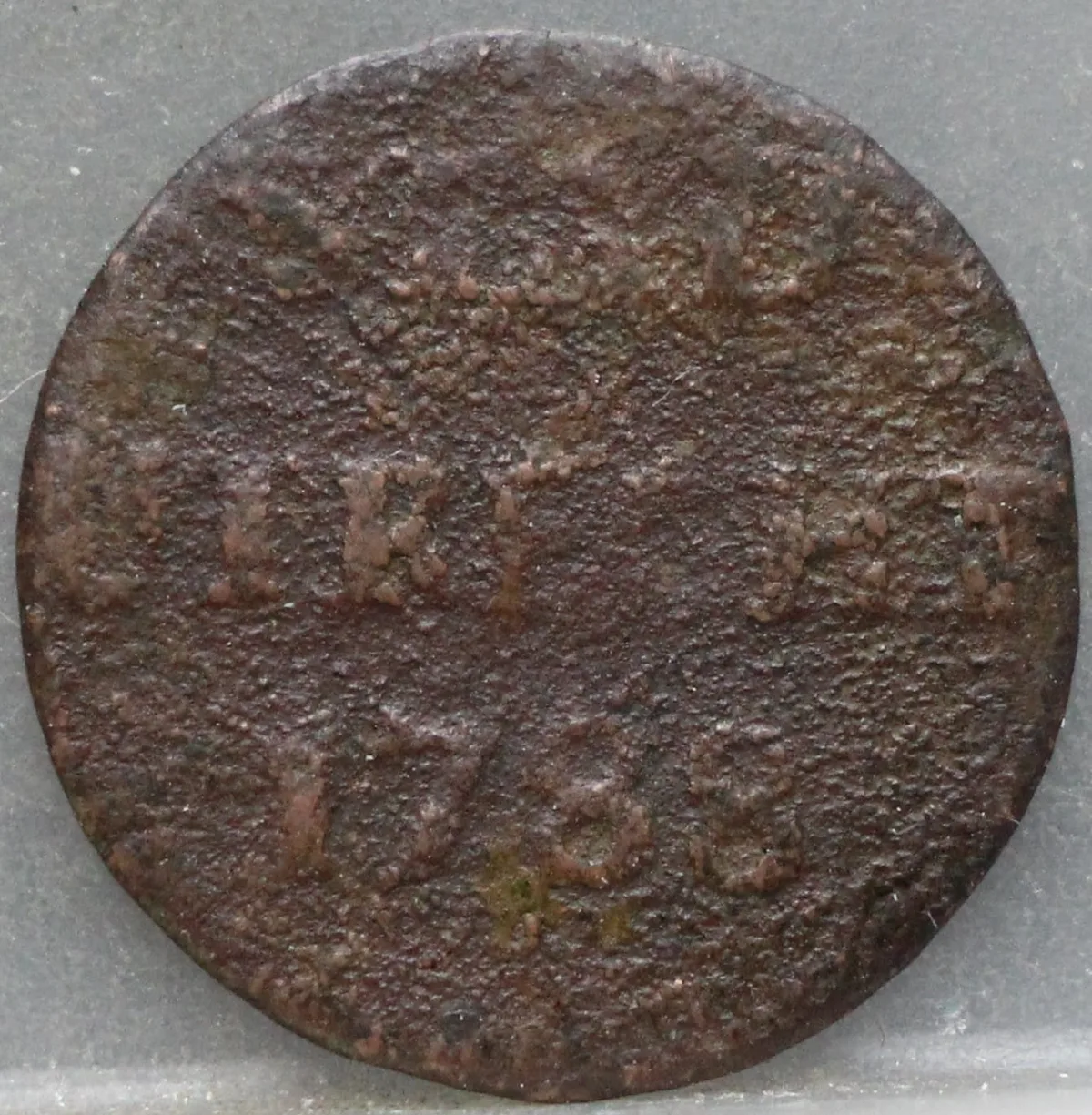 Duit 1788 Stad Utrecht voorzijde