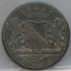 Duit 1789 Stad Utrecht achterzijde