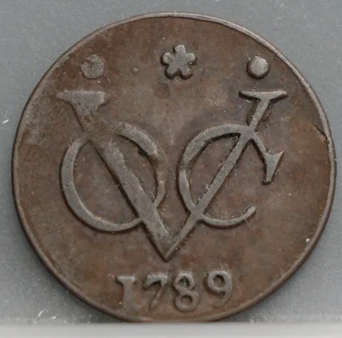 Duit 1789 West-Friesland VOC — Koper