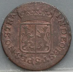 Duit 1790 Gelderland Koper achterzijde