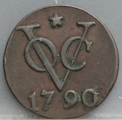 Duit 1790 Utrecht VOC — Medailleslag