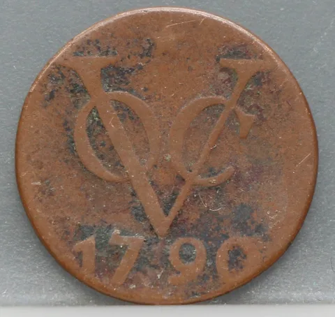 Duit 1790 Utrecht VOC – Ster