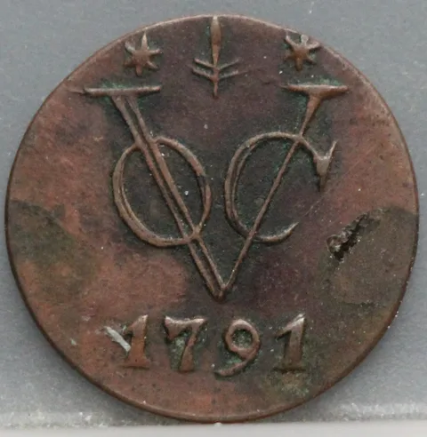 Duit 1791 Gelderland Koper