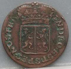 Duit 1791 Gelderland Koper achterzijde