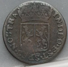 Duit 1791 Gelderland Koper achterzijde