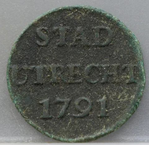 Duit 1791 Stad Utrecht