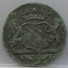 Duit 1791 Stad Utrecht achterzijde