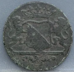 Duit 1791 Stad Utrecht achterzijde