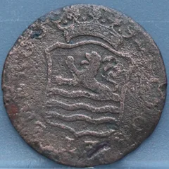 Duit 1792 Zeeland achterzijde
