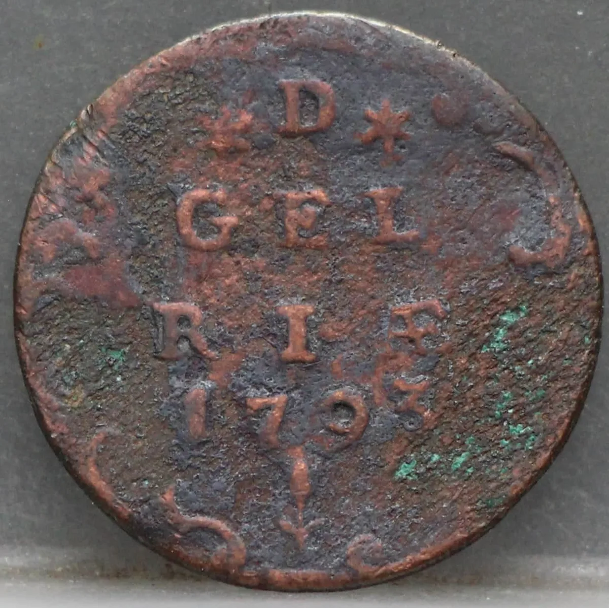 Duit 1793 Gelderland voorzijde