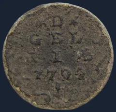 Duit 1794 Gelderland