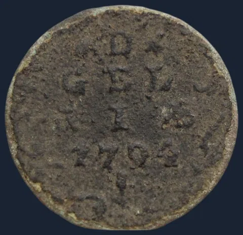 Duit 1794 Gelderland