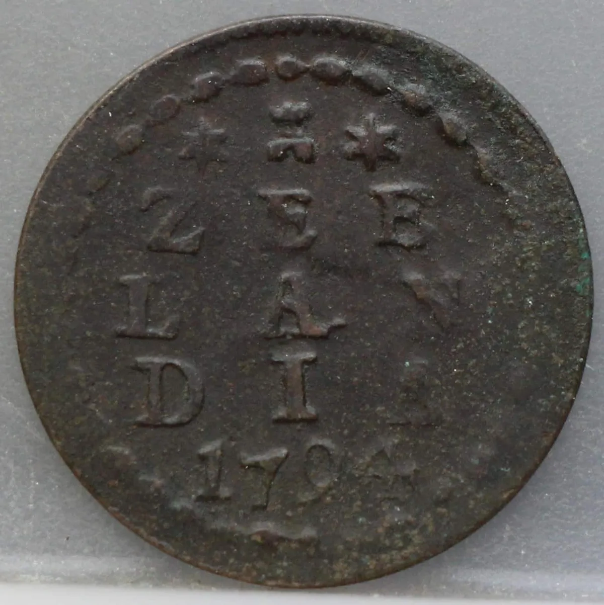 Duit 1794 Zeeland voorzijde