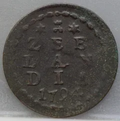 Duit 1794 Zeeland voorzijde