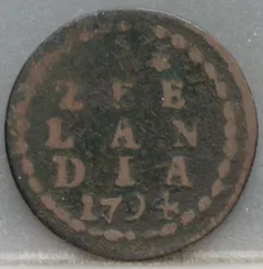 Duit 1794 Zeeland voorzijde