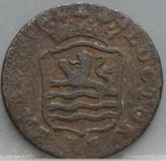 Duit 1794 Zeeland achterzijde