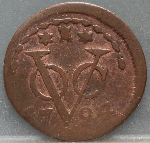 Duit 1794 Zeeland VOC — Koper