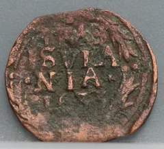 Duit Overijssel 1633 — TRASISVLANIA voorzijde