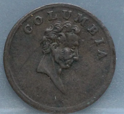 Farthing Token 1820-1830 Columbia Canada