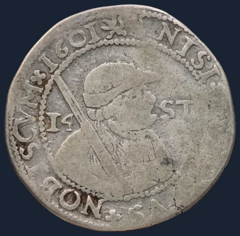 14 stuiver 1601 Friesland type 2 - 1/2 florijn 1601