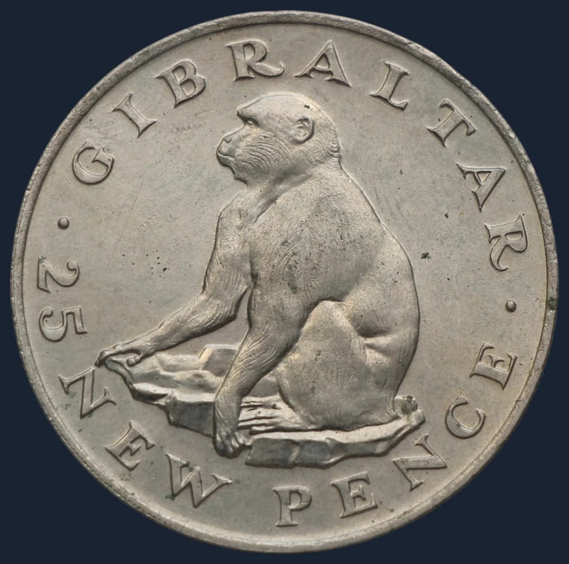 Gibraltar 25 New Pence 1971