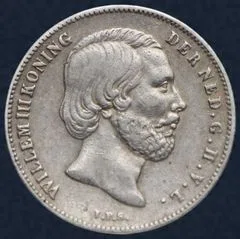 ½ Gulden 1858 Willem III