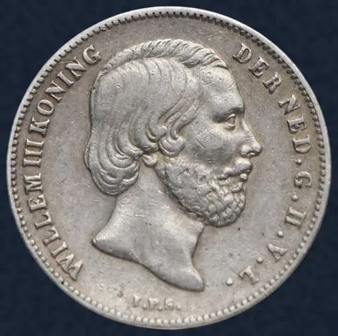 ½  Gulden 1858 Willem III