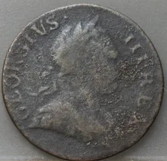 Half Penny 1773 Verenigd Koninkrijk Brons voorzijde