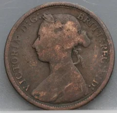 Half Penny 1888 Verenigd Koninkrijk — Koper achterzijde