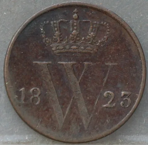 Halve Cent 1823 B — Koper