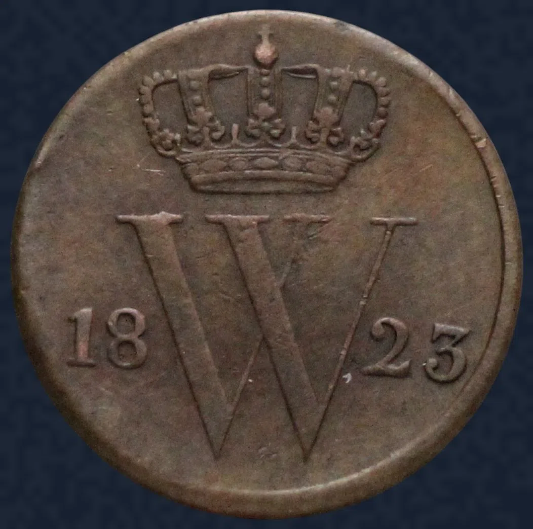 Halve Cent 1823 B