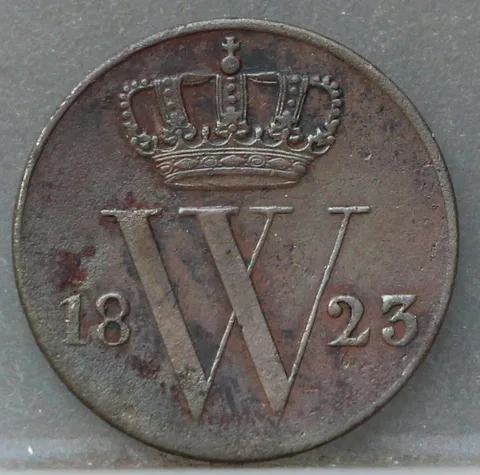 Halve Cent 1823 U — Koper