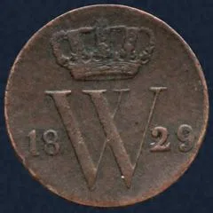 ½ Cent 1829 Utrecht